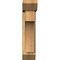 Ekena Millwork Westlake Slat Rough Sawn Bracket w/ Offset Brace, Western Red Cedar, 6"W x 18"D x 26"H BKT0604X18X26WTL06RWR - alternate 2